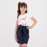 T-shirt fille manches courtes SWEET GIRL - KONTAKT