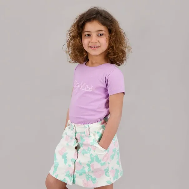 T-shirt fille manches courtes XOXO - KONTAKT