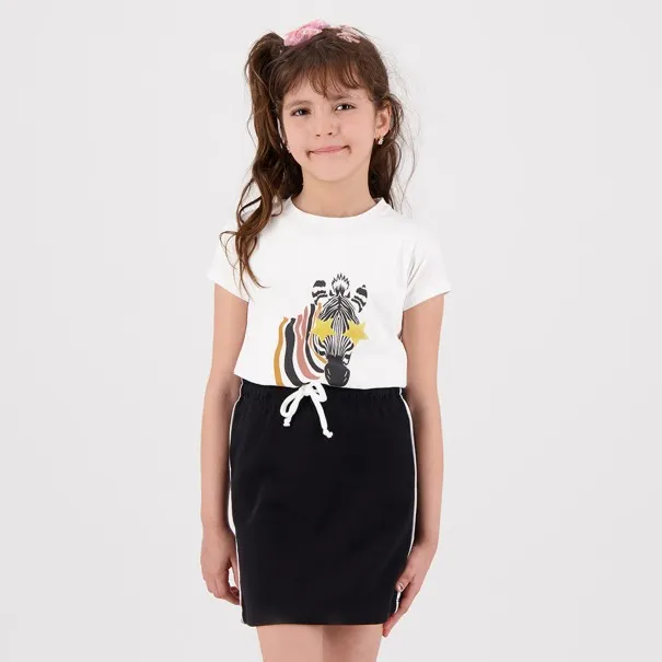 T-shirt fille manches courtes ZEBRE - KONTAKT