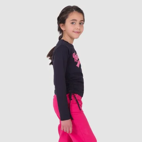 T-shirt fille manches longues avec cordon de serrage REVEUSE - KONTAKT
