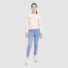 T-shirt fille manches longues avec volant - KONTAKT