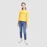 T-shirt fille manches longues avec volant - KONTAKT