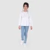T-shirt fille manches longues avec volant - KONTAKT