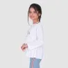 T-shirt fille manches longues avec volant - KONTAKT