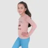 T-shirt fille manches longues avec volant et paillettes LES COPINES D'ABORD - KONTAKT