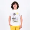 T-shirt garçon manches courte impression digital PALMIER - KONTAKT