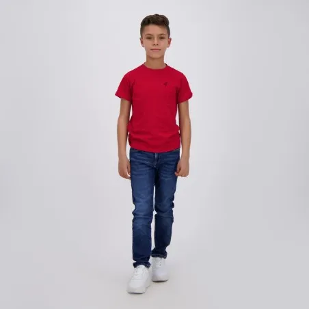 T-shirt garçon manches courtes avec broderie - KONTAKT