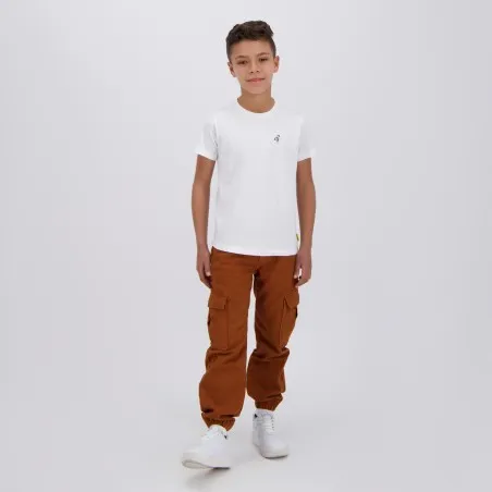 T-shirt garçon manches courtes avec broderie - KONTAKT