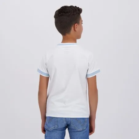 T-shirt garçon manches courtes avec col rectiligne - KONTAKT
