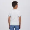 T-shirt garçon manches courtes avec col rectiligne - KONTAKT