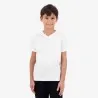 T-shirt garçon manches courtes col tunisien avec poche passepoilée - KONTAKT