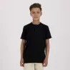 T-shirt garçon manches courtes col tunisien en piqué - KONTAKT