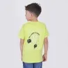 T-shirt garçon manches courtes DON'T FORGET TO SMILE - KONTAKT