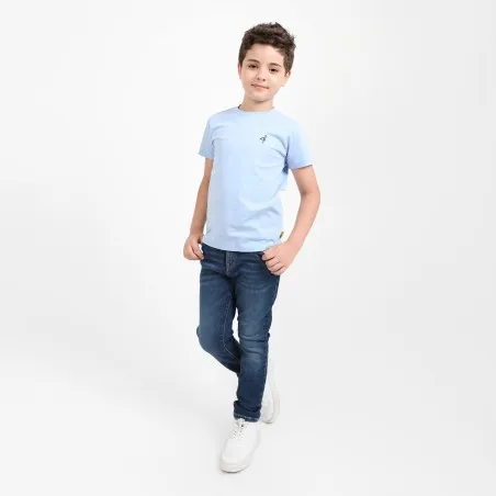 T-shirt garçon manches courtes flamant rose - KONTAKT