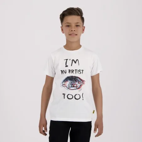 T-shirt garçon manches courtes I'M AN ARTIST TOO - KONTAKT