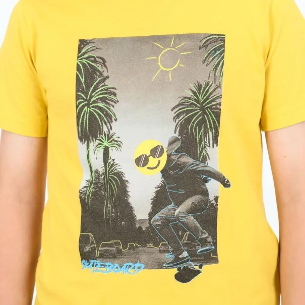 T-shirt garçon manches courtes SKATE BOARD - KONTAKT