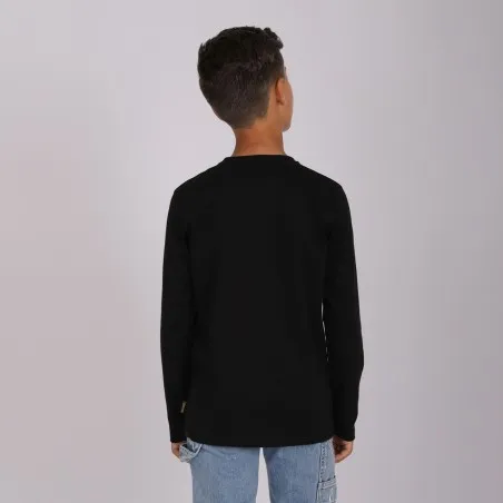 T-shirt garçon manches longues avec broderie - KONTAKT