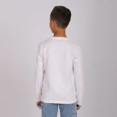 T-shirt garçon manches longues avec broderie - KONTAKT