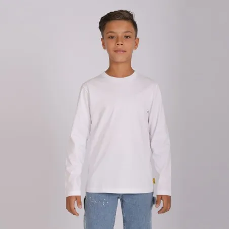 T-shirt garçon manches longues avec broderie - KONTAKT