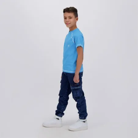 T-shirt garçon manches raglan avec broderie - KONTAKT