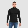 T-shirt homme col cheminé avec broderie - KONTAKT
