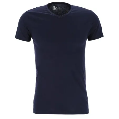 T-shirt homme col V en coton pur - KONTAKT