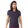 T-shirt homme col V en coton pur - KONTAKT