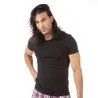 T-shirt homme col V en coton pur - KONTAKT