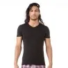T-shirt homme col V en coton pur - KONTAKT