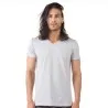 T-shirt homme col V en coton pur - KONTAKT