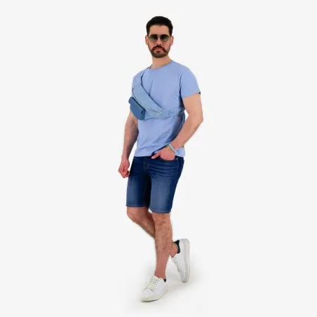 T-shirt homme manches courtes avec broderie - KONTAKT