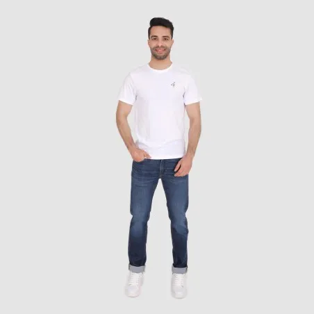 T-shirt homme manches courtes avec épaulette flamant rose - KONTAKT