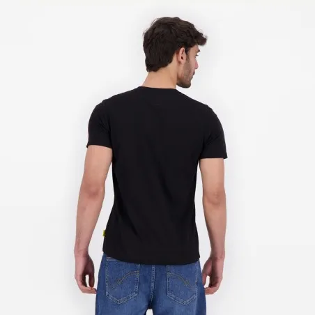 T-shirt homme manches courtes col tunisien et poche passepoilée - KONTAKT
