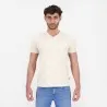 T-shirt homme manches courtes col tunisien et poche passepoilée - KONTAKT