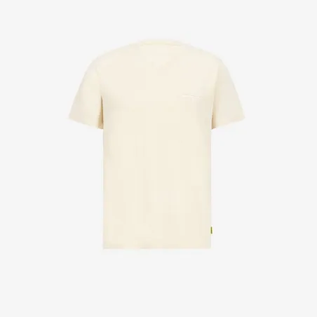 T-shirt homme manches courtes col tunisien et poche passepoilée - KONTAKT