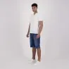 T-shirt homme manches courtes col tunisien et poche passepoilée - KONTAKT