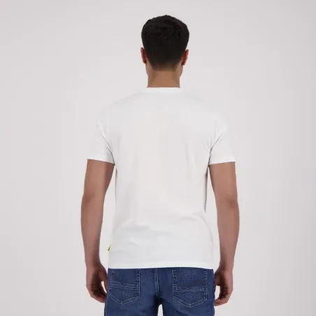 T-shirt homme manches courtes col tunisien et poche passepoilée - KONTAKT