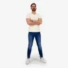 T-shirt homme manches courtes col V avec broderie - KONTAKT
