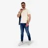 T-shirt homme manches courtes col V avec broderie - KONTAKT