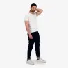 T-shirt homme manches courtes col V avec broderie - KONTAKT