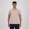 T-shirt homme manches courtes col v avec poche - KONTAKT