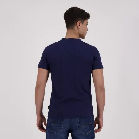 T-shirt homme manches courtes col v avec poche - KONTAKT