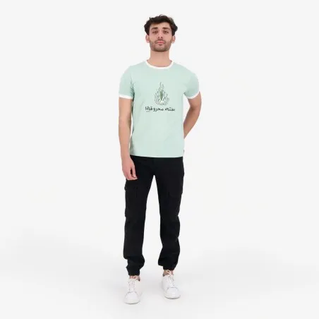 T-shirt homme manches courtes contrastés - KONTAKT