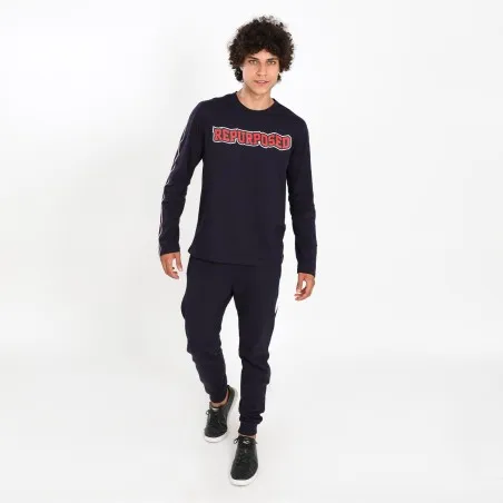 T-shirt homme manches longues avec bande REPURPOSED - KONTAKT