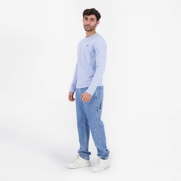 T-shirt homme manches longues avec broderie - KONTAKT
