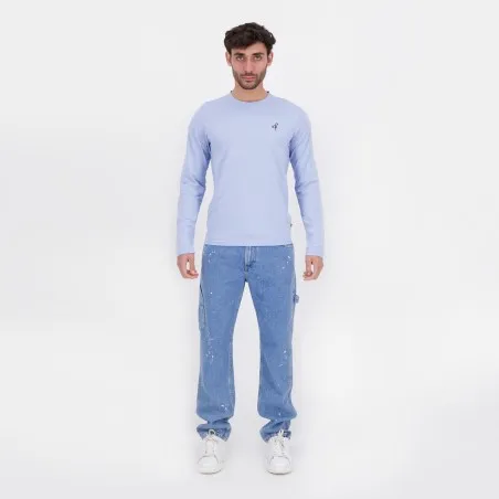 T-shirt homme manches longues avec broderie - KONTAKT