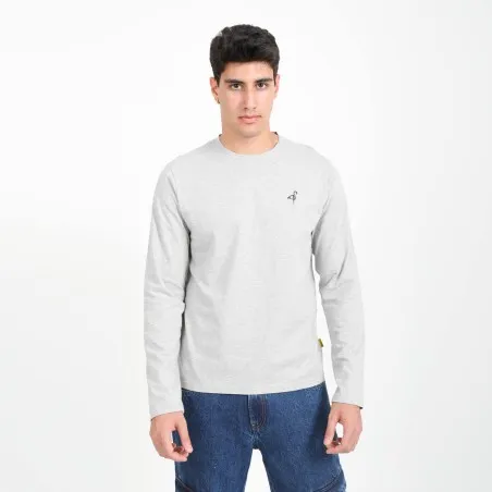 T-shirt homme manches longues avec broderie - KONTAKT