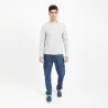 T-shirt homme manches longues avec broderie - KONTAKT