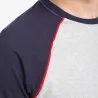 T-shirt homme manches longues avec pipping - KONTAKT