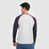 T-shirt homme manches longues avec pipping - KONTAKT